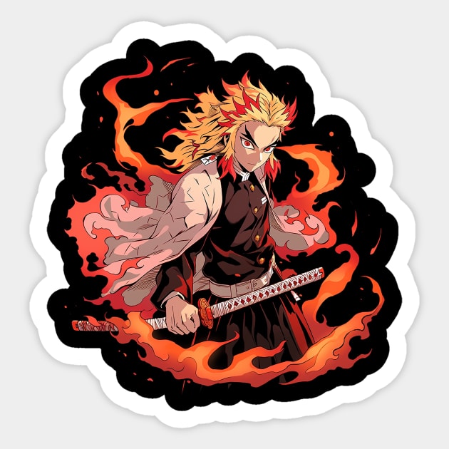 rengoku Sticker by pokermoment